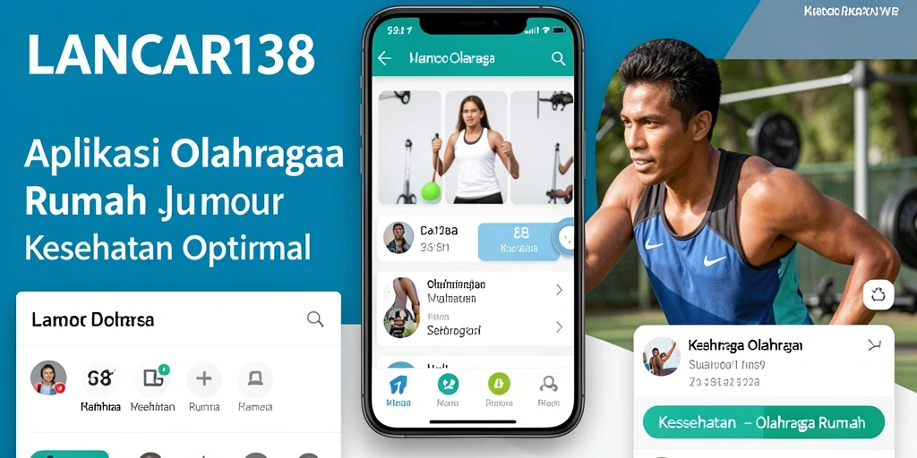 Antarmuka aplikasi LANCAR138 yang ramah pengguna untuk olahraga rumah.